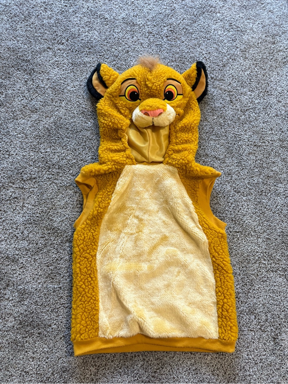 Vintage 90s Lion King Simba Toddler Costume